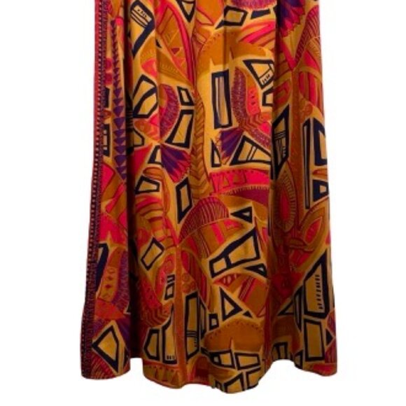 Farm Rio Cool Tropical Button Down Maxi Skirt Size Medium - Picture 10 of 15